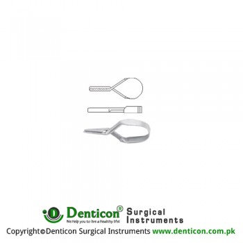 Mini Vessel Clip Stainless Steel, 20 mm Jaw Size 10.0 x 2.0 mm